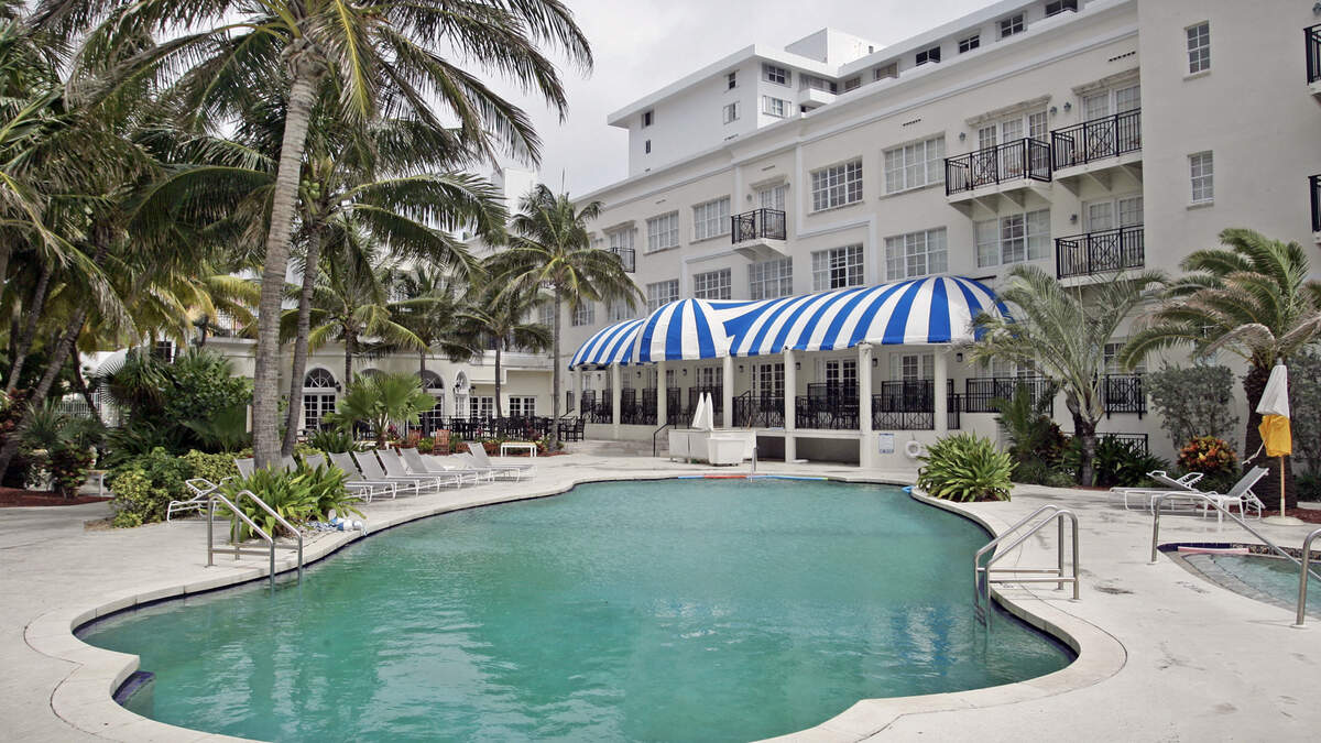 The Savoy Hotel is at 455 Ocean Drive in Miami Beach. The building might be demolished and replaced by a 38-story condo tower.
